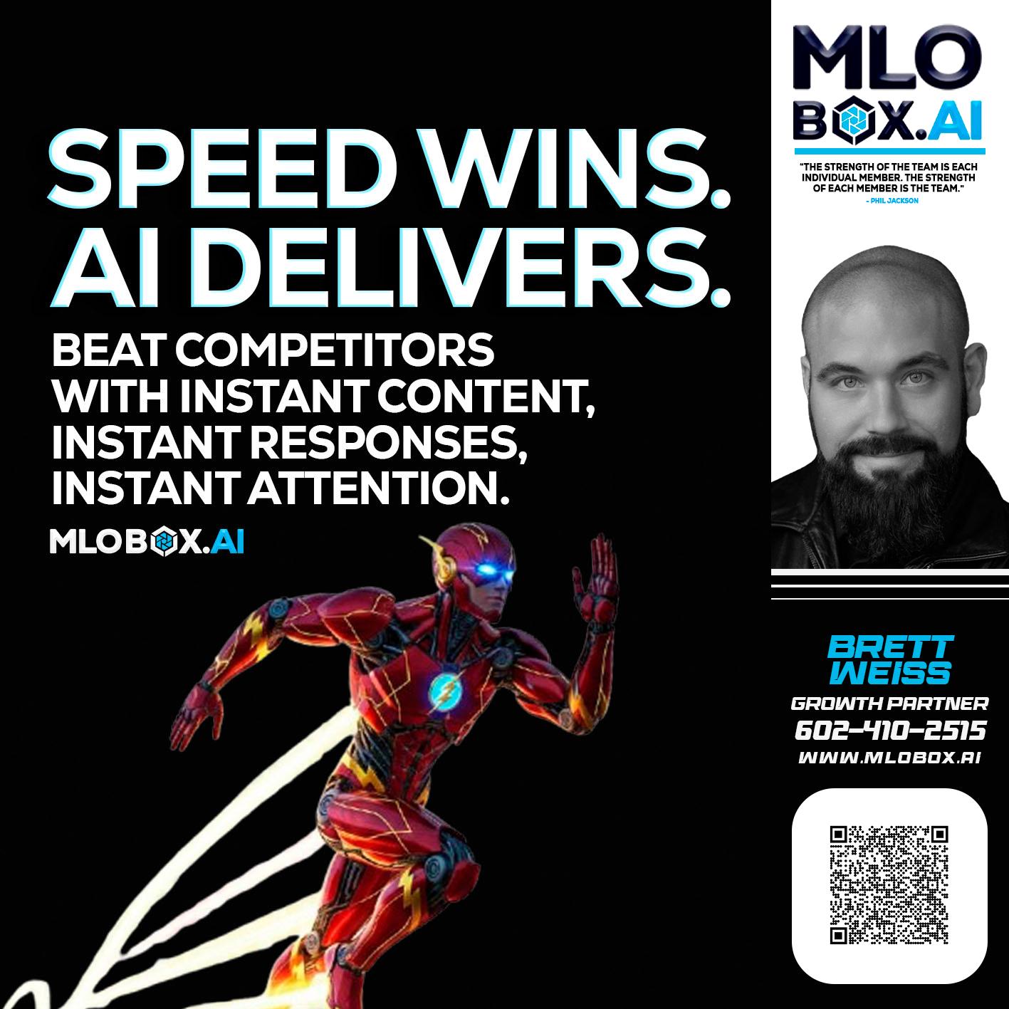 SPEED WINS - Brett Weiss -Branch Manager &  Nationwide Team Lead