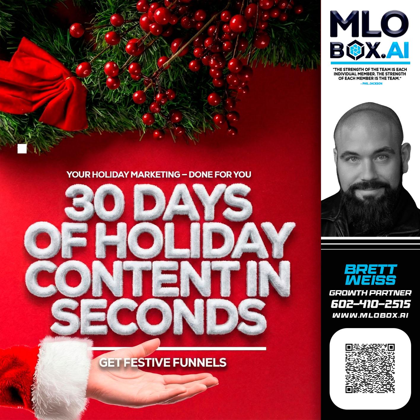 30 DAYS - Brett Weiss -Branch Manager &  Nationwide Team Lead