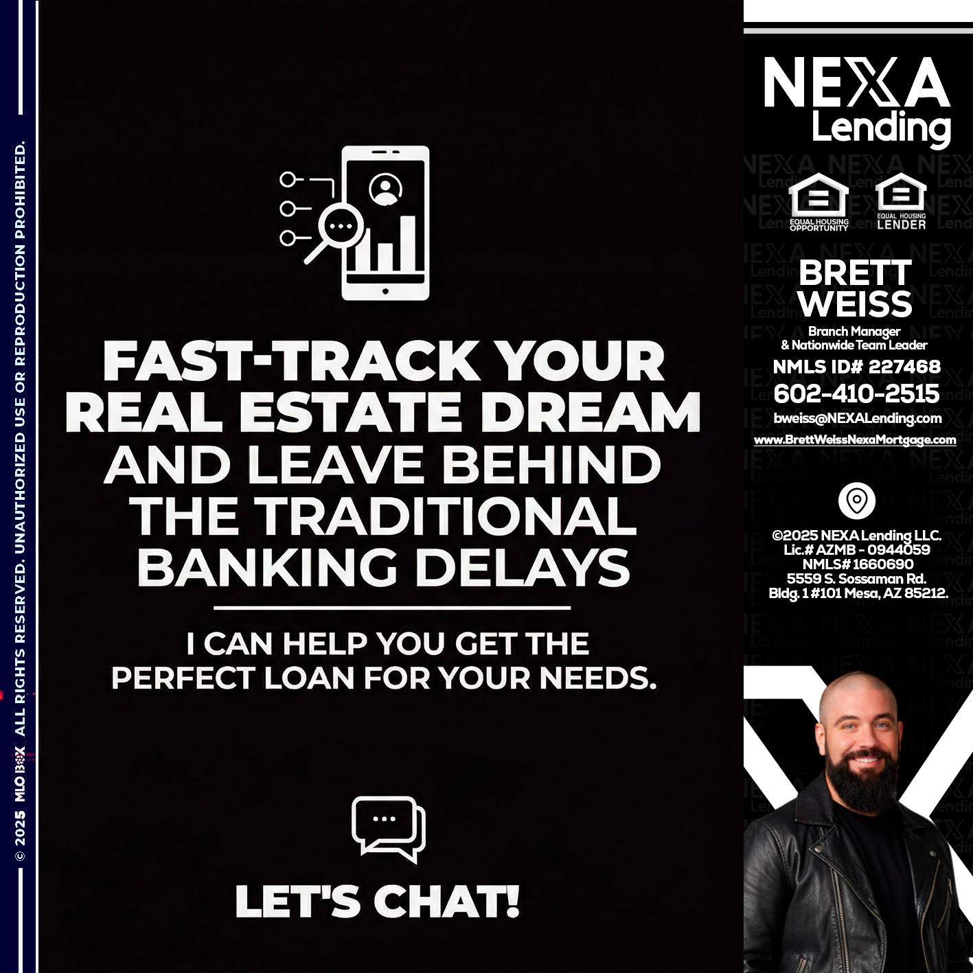 FAST TRACK - Brett Weiss -Branch Manager &  Nationwide Team Lead