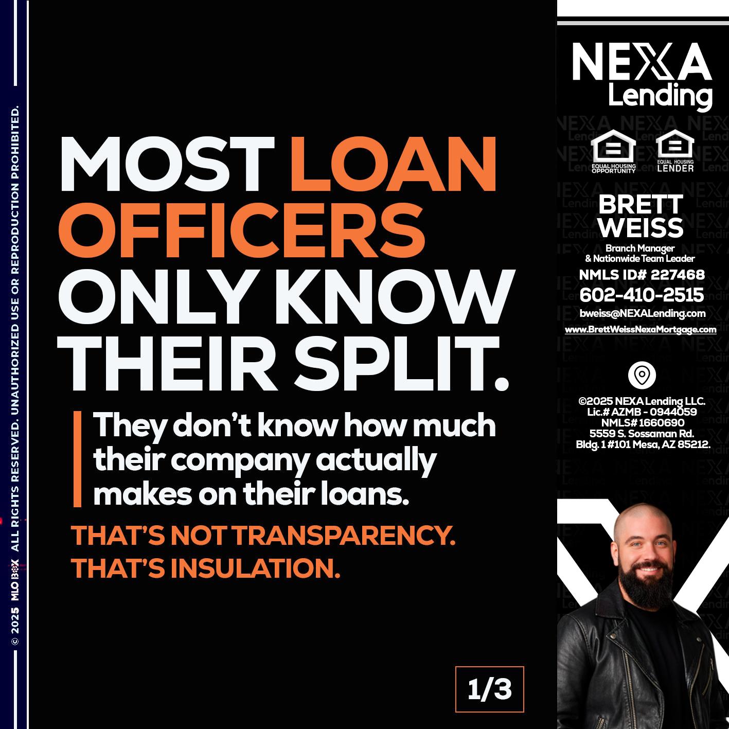 1 OF 3 - Brett Weiss -Branch Manager &  Nationwide Team Lead