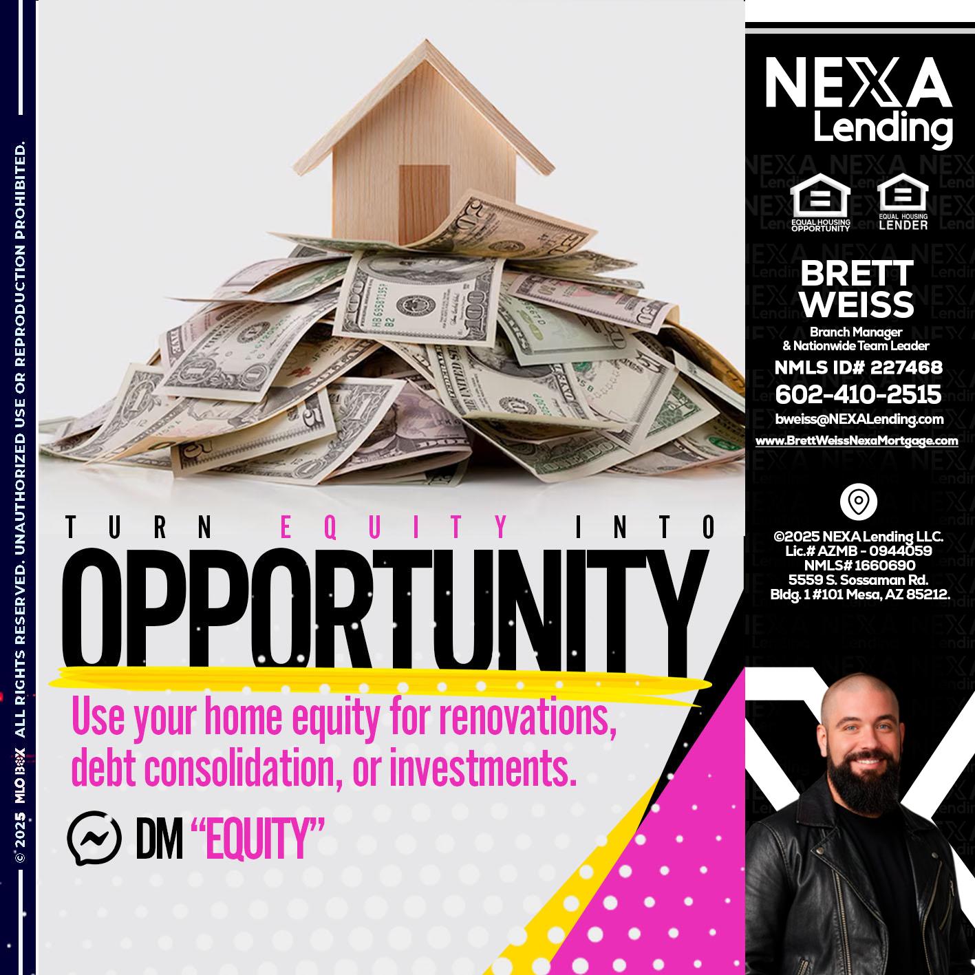 opportunity - Brett Weiss -Branch Manager &  Nationwide Team Lead