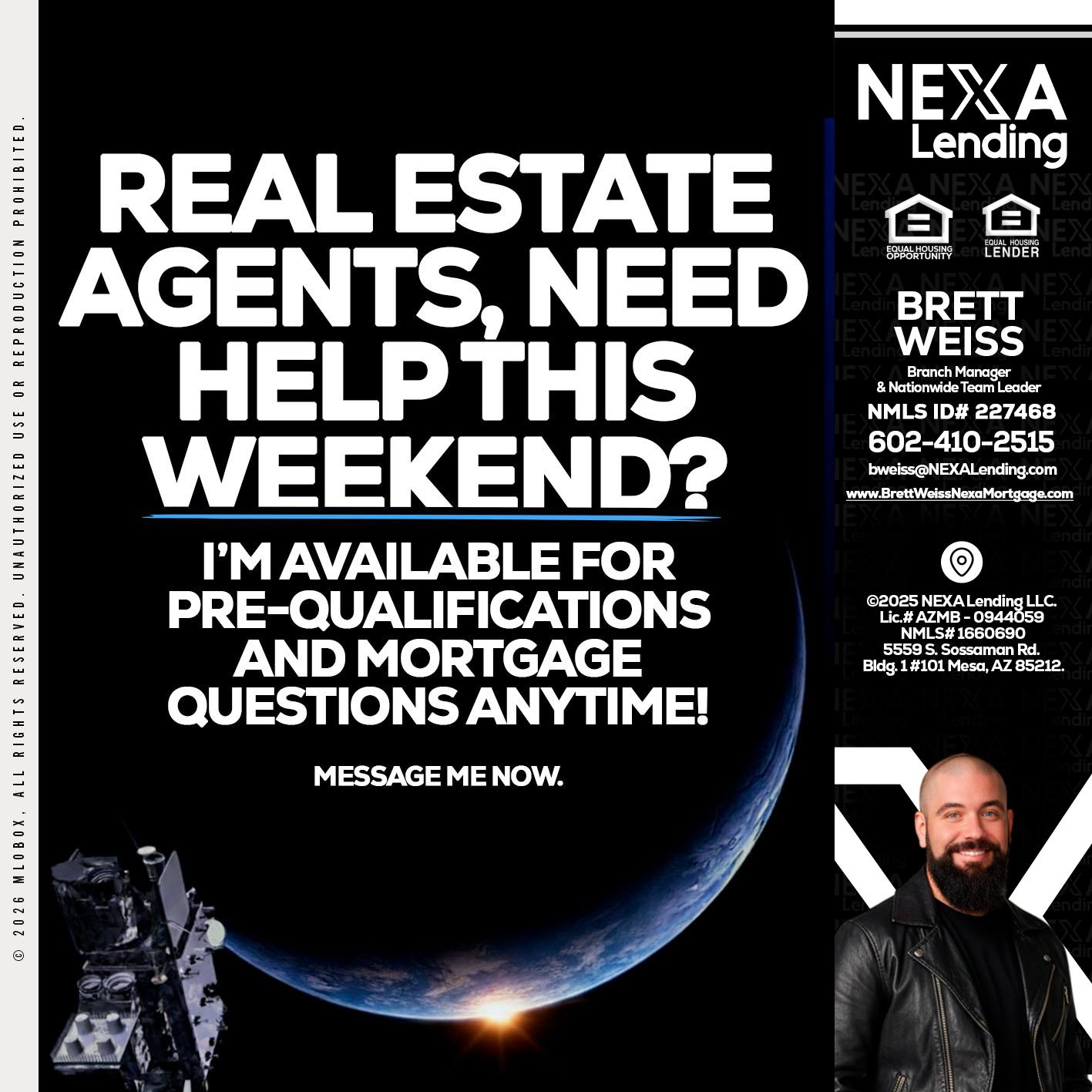 REAL ESTATE AGENTS - Brett Weiss -Branch Manager &  Nationwide Team Lead