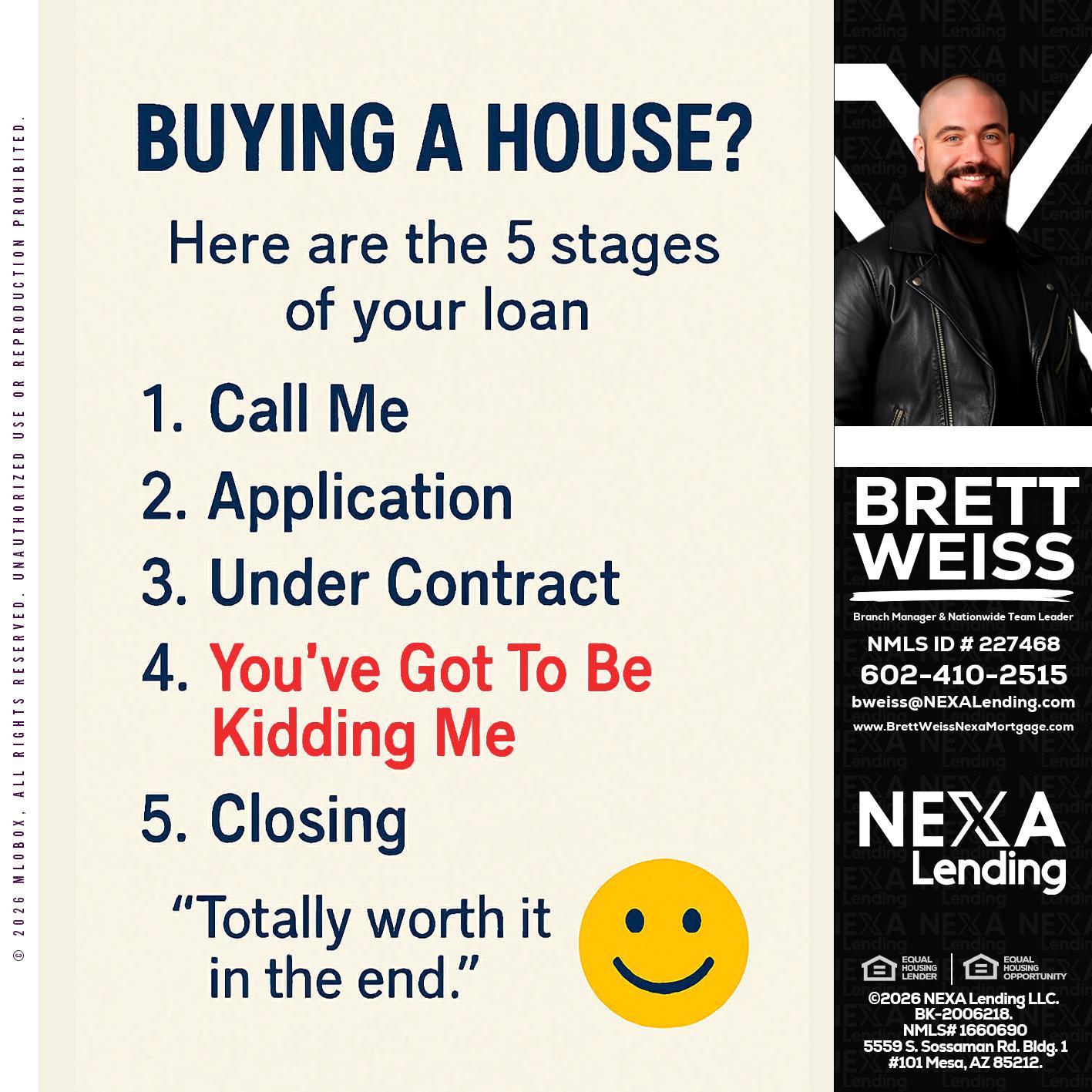 BUYING A HOUSE - Brett Weiss -Branch Manager &  Nationwide Team Lead
