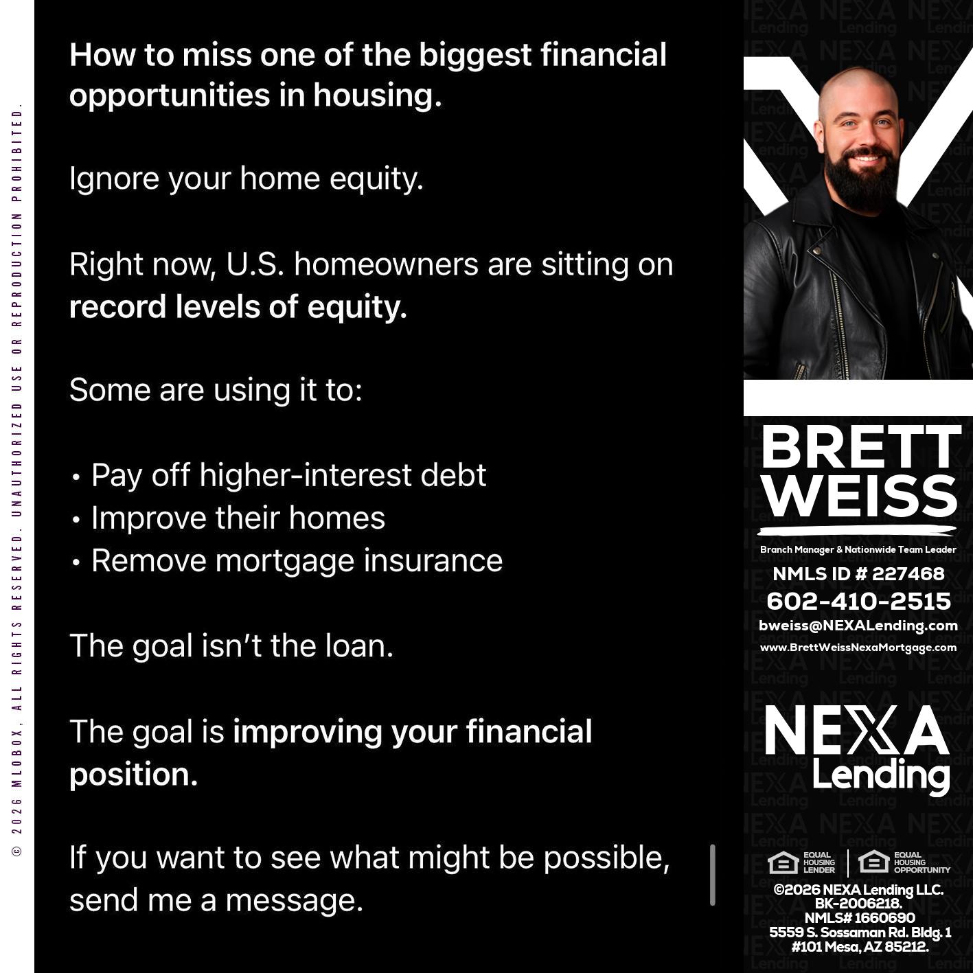 how to miss - Brett Weiss -Branch Manager &  Nationwide Team Lead