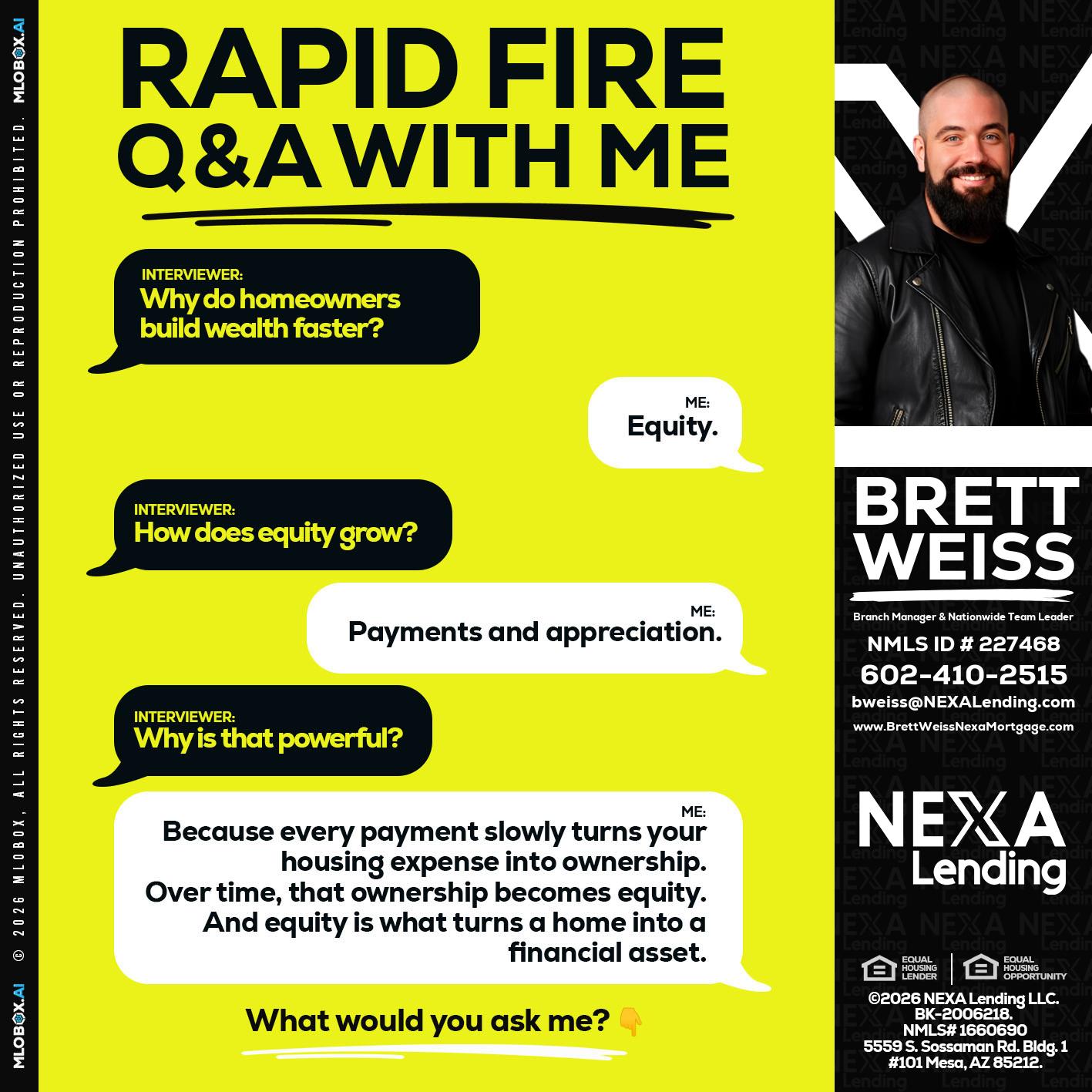RAPID FIRE Q&A - Brett Weiss -Branch Manager &  Nationwide Team Lead