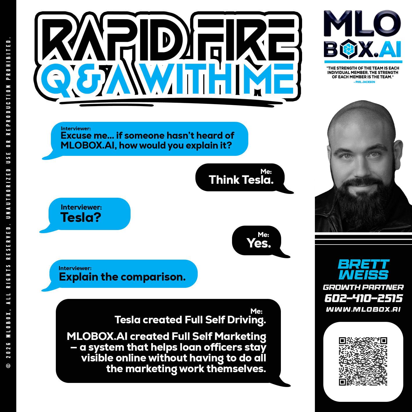 RAPID FIRE Q&A - Brett Weiss -Branch Manager &  Nationwide Team Lead