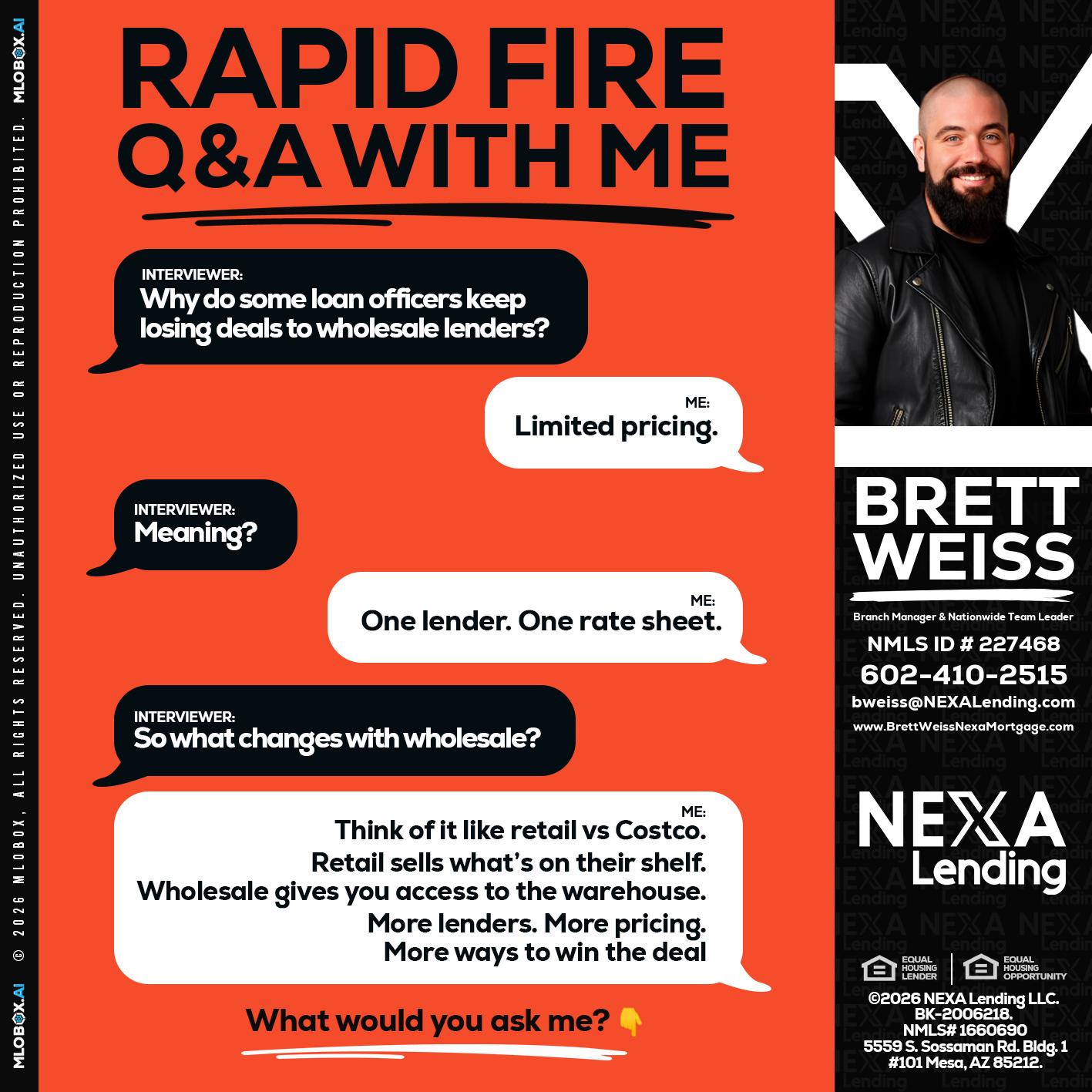 Q&A - Brett Weiss -Branch Manager &  Nationwide Team Lead