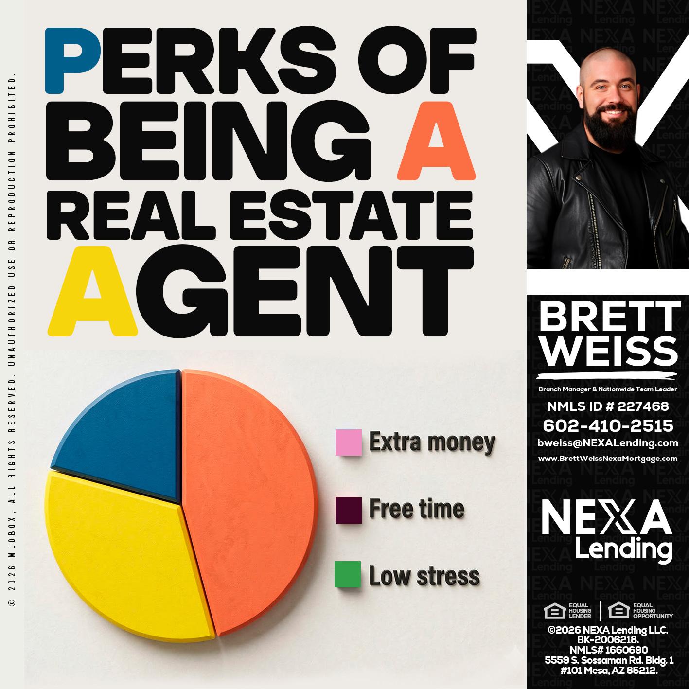 PERKS OF BEING - Brett Weiss -Branch Manager &  Nationwide Team Lead