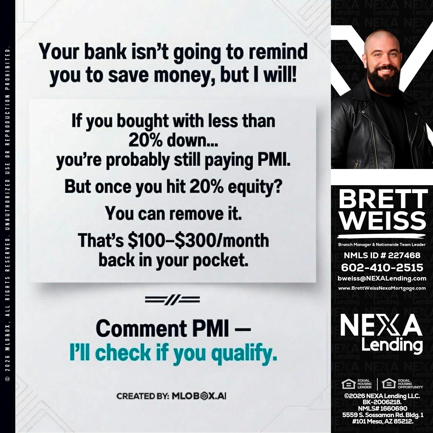 YOUR BANK ISNT - Brett Weiss -Branch Manager &  Nationwide Team Lead